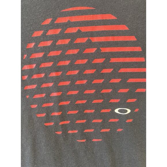 Vintage 90s Oakley Big Logo t-shirt Medium retro hype Y2K Color Black - Picture 5 of 11